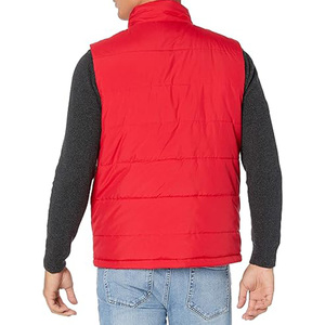 Chaleco acolchado Abrigo de burbujas personalizado con cuello levantado y diseño cálido acolchado sin mangas - Product Image 2