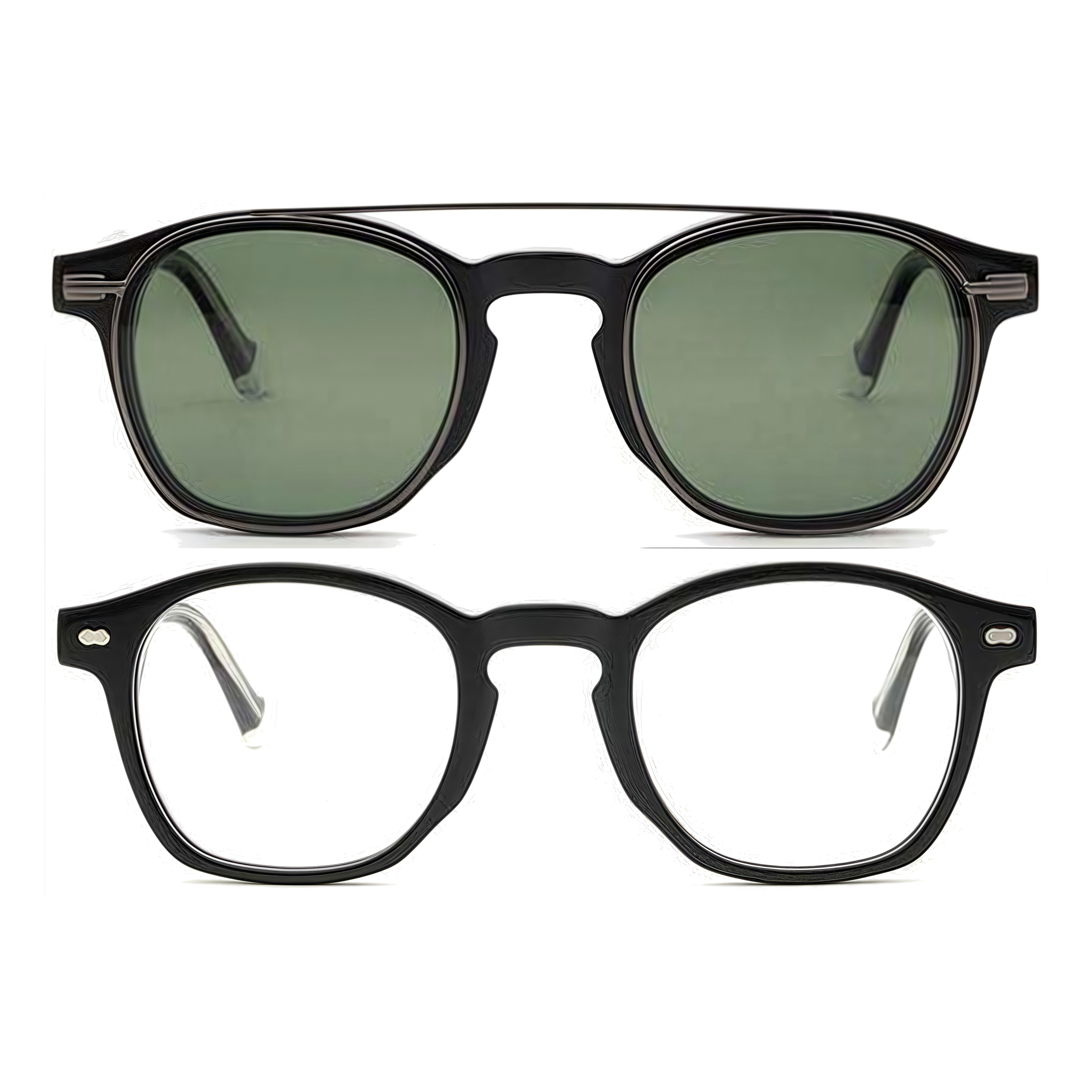 Metal Clip Fashion Sunglasses Prescription Glasses Polarized  display picture 3