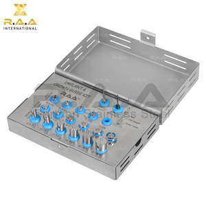 Kit de guides pour implants et couronnes, ensemble de 18 instruments chirurgicaux dentaires en acier inoxydable, outils de chirurgie orale - Product Image 4