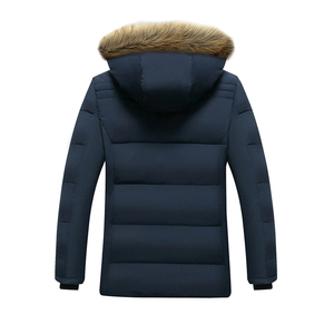 Chaqueta acolchada con estampado personalizado de la mejor calidad para hombre, abrigo de invierno a la moda, cuello levantado, tela de lona transpirable, el mejor diseño - Product Image 4