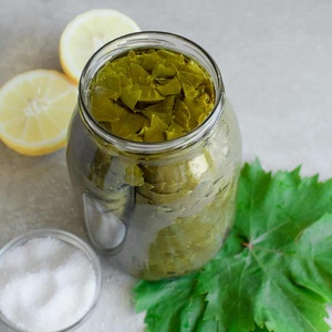 ใบองุ่น brined/ดีท็อกซ์เป็นมิตร/ฉลากสะอาด/บริสุทธิ์และเป็นธรรมชาติ - Product Image 1