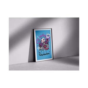 League of Legends Chibi Jinx <b>Poster</b> 61x91.5 cm Digital Printing Vinyl Gaming Decor Education Target - Product Image 4