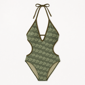 Traje de Baño Bikini Halter sin Costuras para Mujer, Dos Piezas, con Relleno, Estilo Bandeau, Tanga, para Playa o Piscina, OEM Personalizado - Product Image 3