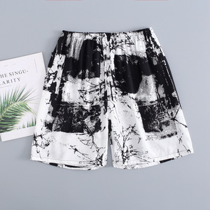 Traje de baño estampado personalizado con logotipo Cargo Men Swim Wear Fitness Mesh Board Shorts Beach Shorts Swim Trunks DDP envío - Product Image 1