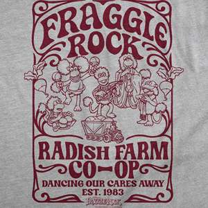 <b>Funny</b> Fraggle Rock T-<b>Shirts</b> <b>for</b> <b>Women</b> Cute Jim Henson's Licensed Vintage Ladies Tees Breathable Crop Fitted Crop 3XL One - Product Image 3