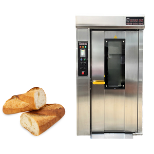 Prix d'usine Four rotatif électrique à 16 plateaux avec moteur 1Hp Four à pizza Kien an Vietnam pour boulangerie et restaurant Certifié ISO - Product Image 1