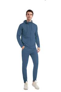 Survêtement athlétique pour hommes Full Zip Warm Jogging Sweat Suits Gym Training Sport Survêtement Set Breathable Made in Pakistan - Product Image 2