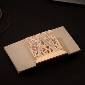 Soporte de tarjeta con diseño de alfabeto, Decoración de mesa, soporte de tarjeta de Color dorado brillante, soportes de tarjeta modernos a un precio asequible - Product Image 3