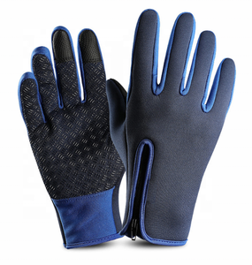 Alta calidad invierno dedo completo ligero antideslizante cuero motocicleta carreras y ciclismo guantes para hombres - Product Image 3