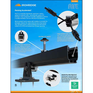 Composant du système de montage solaire IronRidge Aire Lug AE-LUG-01-M1 - Product Image 3