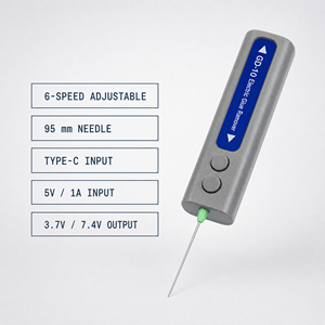 Machine électrique <span class=keywords><strong>de</strong></span> précision à 6 niveaux pour enlever la colle, aiguille <span class=keywords><strong>de</strong></span> 95 mm pour la réparation d'écrans <span class=keywords><strong>de</strong></span> smartphones, tablettes et montres, <span class=keywords><strong>charge</strong></span> Type-C - Product Image 1