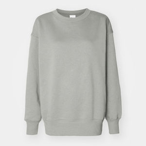 Sweat-shirt décontracté en molleton pour femme, automne-hiver, 380g, manches longues, streetwear, respirant, grande taille, 100% coton, Pakistan - Product Image 2