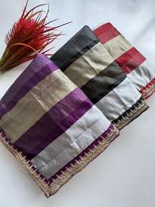 SHIV FASHION Designer Premium Tissus Organza Sarees Broderie de Fil et de Sequins Mode Traditionnelle Indienne et Pakistanaise Mariages et Festivals - Product Image 2