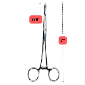 คีมแต่งตัวทำจากฟองน้ำสแตนเลสขนาด10.5นิ้วหัวตรงเครื่องมือผ่าตัด - Product Image 5