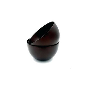 Bol à soupe artisanal en bois récipient à soupe maison vaisselle servant matériau naturel forme ronde moderne nouveauté bol japonais - Product Image 6