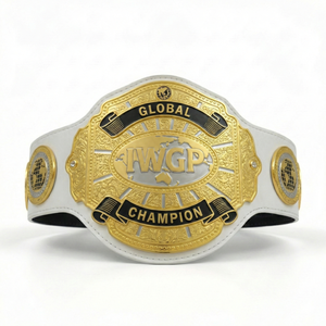 IWGP Global Belt Titre Duplicata Belt Ceintures de luxe personnalisées en cuir véritable du Pakistan orld Heavyweight Championship Title Belt - Product Image 1