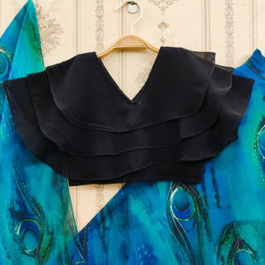 Conjunto de Lehenga Choli de Poliéster para Niñas Shoryam Fashion con Top Corto, Ropa Tradicional para Fiestas para Niñas de 2 a 8 Años, Materiales Reciclados - Product Image 3