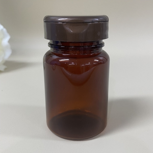 Vietnam 60CC - 36mm - 20g Bouteilles de médicaments liquides en plastique PET marron Bouteilles vides à vis pour vitamines et produits pharmaceutiques - Product Image 4