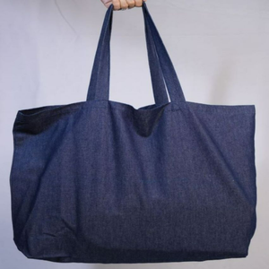 Bolsas de Mano Reutilizables Ecológicas 100% Algodón con Cierre de Cremallera, Logotipo Personalizado Impreso, Bolsas de Compras Promocionales al por Mayor, Diseño de Letras - Product Image 5