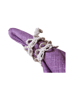 Extrêmement meilleure qualité macramé anneau de tissu utilisation dans les hôtels restaurants bars les plus exigeants décor de table à manger meilleure finition - Product Image 6