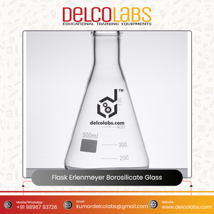2023 Top Sale Chemistry Lab Supplies Borosilicate Glass Erlenmeyer <b>Flask</b> Educational Equipment From 10ml to 5000ml - Product Image 5