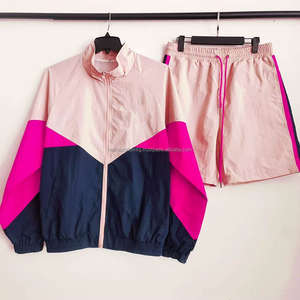 Ensemble de survêtement de pluie pour homme, short et veste coupe-vent deux pièces, couleur personnalisable, idéal pour l'été - Product Image 5