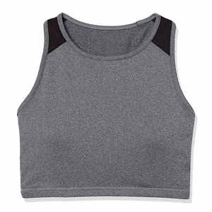 Soutien-gorge de sport pour femmes de qualité supérieure, logo personnalisé sur le devant, séchage rapide, respirant, soutien moyen pour la salle de sport/le yoga, remise à prix réduit - Product Image 4