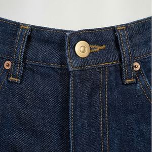 Pantalons en jean décontractés pour femmes personnalisables, jambes larges, 100% coton, extensible, taille mi-haute, tissu respirant, MOQ faible, pantalons de qualité supérieure - Product Image 4