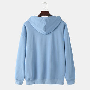 Sweat à capuche tendance pour homme, style automne, logo personnalisé imprimé, écologique, respirant, 100% coton - Product Image 2