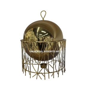 Réchaud alimentaire en acier inoxydable finition or, excellente qualité, fait main, casserole, vente chaude, métal décoratif, fondue - Product Image 1