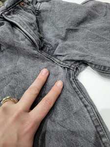 PanCargo Jeans | Baggy Streetwear Denim | Hip Hop Hebilla Correas | Edgy Grunge Outfit | Dark Y2K Estética | Patchwork de pierna ancha - Product Image 5