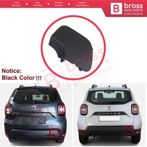 ฝาครอบตะขอเกี่ยวกันชนหลัง BSP1193 สีดำ สำหรับ Duster MK2 HM ปี 2017-2023 รุ่น 511656583R - Product Image 5