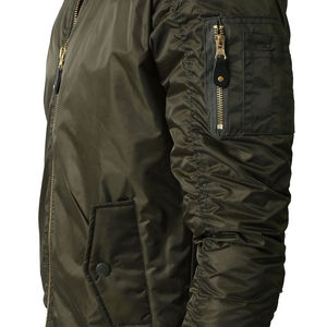 Chaqueta de bombardero de calidad superior para hombre de último diseño con cuello alto Chaquetas de bombardero de calidad superior de servicios profesionales OEM - Product Image 6
