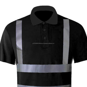 Camiseta de Seguridad de Alta Visibilidad de Secado Rápido Personalizada OEM para Trabajo, para Hombres, Aplicaciones Relacionadas con la Construcción y la Seguridad, con Franjas Reflectantes - Product Image 2