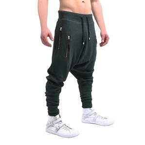 Pantalones Deportivos Gruesos de Otoño Invierno, Transpirables, 100% Poliéster, Cintura Elástica, Cintura Media, Entrepierna Caída, Estilo Urbano, Corte Regular - Product Image 2