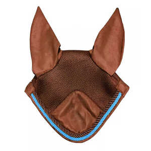 Bonnet d'oreille pour cheval en tricot uni, nouveau style tendance 2026, voile anti-mouches pour cheval d'équitation - Product Image 4