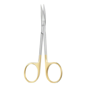 Ciseaux chirurgicaux à iris personnalisés Finition à lame courbée et tranchante Ciseaux médicaux ternes Ciseaux chirurgicaux à pointe fine - Product Image 4