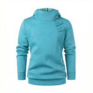 Sweat-shirts à capuche fins personnalisés pour hommes, pulls de sport respirants, couleurs unies, thermiques, couleur personnalisable - Product Image 1