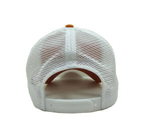 Gorra Trucker Naranja de Alta Visibilidad para Exteriores, con Logotipo Personalizado, 6 Paneles, Malla Transpirable, Estilo Urbano, Cierre a Presión - Product Image 4