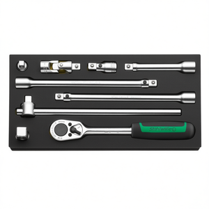 Juego de Llaves de Trinquete Stahlwille de 1/2'' con Inserto TCS y Accesorios, Juego de Herramientas de 9 Piezas - Product Image 2