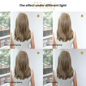 (Solo para EE. UU.) Peluca frontal de encaje sin pegamento Regina-DWY 14 rubia sucia con encaje transparente - Product Image 3