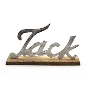 Décoration de Noël Aluminium/Bois TACK W/Base F354 Laiton EPL Utilisation Pour La Décoration De Table Et La Maison Personnalisée En Vrac - Product Image 3