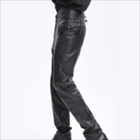 Pantalones Cargo de Mezclilla Negros Transpirables de Cintura Media para Hombre, Estilo Gótico, Punk, con Cadena, Ecológicos, Casuales, para Fiesta, Hip Hop, Streetwear, Edgy