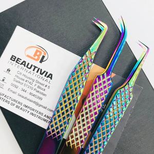 คีมหนีบขนตาปลอมแบบโค้งและแยกได้90องศาแหนบต่อขนตาปลอม - Product Image 5