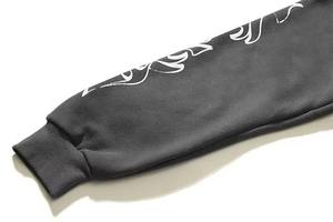 Sweat-shirt et sweat à capuche pour homme en molleton 100% français lourd avec impression personnalisée de logo d'anime, vêtement confortable et chaud à col - Product Image 5