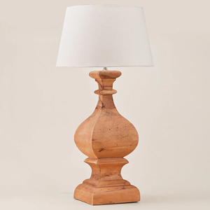 Lámpara de Mesa de Madera Pulida de Marca Privada, Decorativa para Interiores, Oficina, Sala de Estar, Iluminación para el Hogar, Acabado Liso - Product Image 6