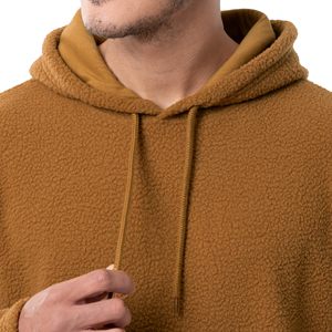 Sudadera con capucha personalizada 300 GSM 100% mezcla de algodón para hombre, Sudadera con capucha térmica de talla grande básica personalizada para hombre - Product Image 3