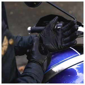 Gants de moto en cuir personnalisés pour l'hiver, unisexes, rembourrés, imperméables, respirants, compatibles avec les écrans tactiles, pour la conduite - Product Image 3