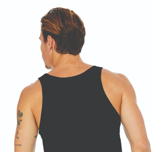 Camiseta sin mangas de alta calidad suave sin mangas diseño en blanco al por mayor gimnasio camiseta sin mangas hombres - Product Image 6