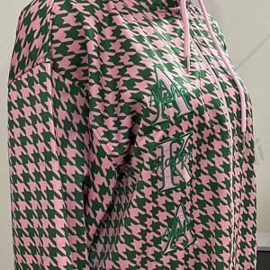 Vente en gros personnalisée veste à capuche pied-de-poule brodée Zeta Phi Beta Sorority attirail grec - Product Image 6